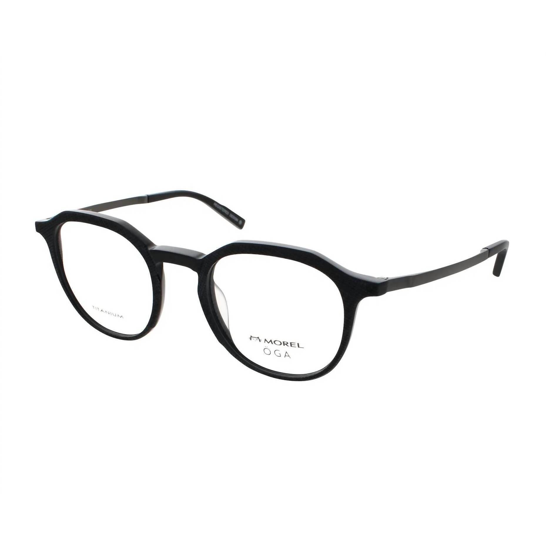 New Morel Men's 101530 Round Eyeglasses In Matte Tortoise